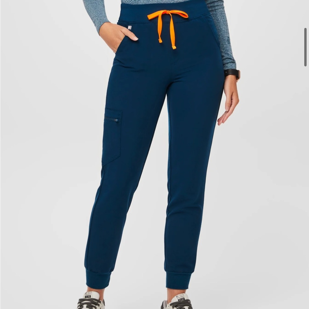 FIGS Deep Reef Zamora™ High Waisted - Petite Jogger Scrub Pants